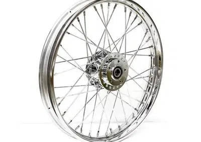 Ruota anteriore a 40 raggi cromata 21x2,15 per Dyn  - Annuncio 9210838