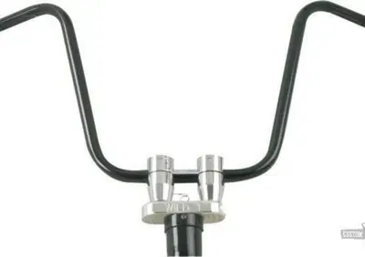 Manubrio Ape Hanger 1" alto 16" nero, con fossette Fehling - Annuncio 8547999