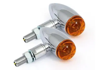 frecce a led Micro Bullet cromate lente arancio om  - Annuncio 8551942