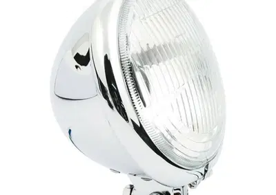 Faro anteriore 5 3/4'' Bates omolgato cromato Moto  - Annuncio 8557971
