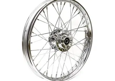 Ruota anteriore a 40 raggi cromata 21x2,15 per Spo  - Annuncio 9210868