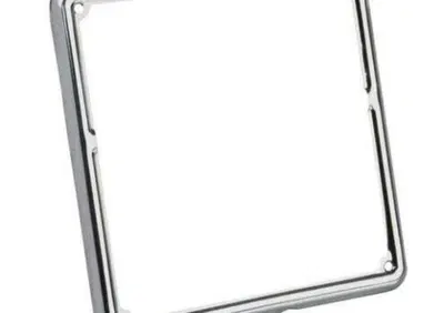 Cornice portatarga cromata per targa dal 1999 in p  - Annuncio 8548216
