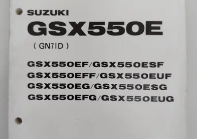 Catalogo ricambi Suzuki GSX 550 E - Annuncio 9339968