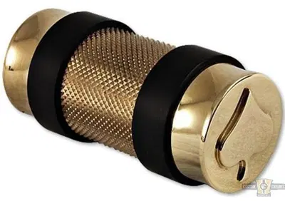 Pedalino cambio HKC Picche gomma nera, ottone Hell  - Annuncio 8555319