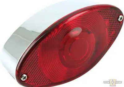 Faro posteriore CatEye omologato cromato Custom Ch  - Annuncio 8557882