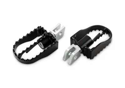 Pedaline guidatore Burly MX nere con adattatore ma  - Annuncio 8560697