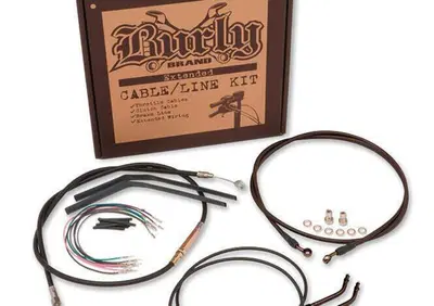 Kit cavi Softail per manubrio alto 16" (41cm) neri  - Annuncio 8552595