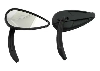 Specchietti Retrò Teardrop neri omologati Motorcy  - Annuncio 8546760