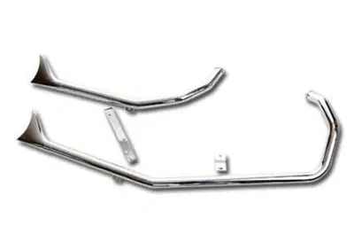 Marmitte Paughco drag pipe Fishtail upsweep cromat - Annuncio 8546930