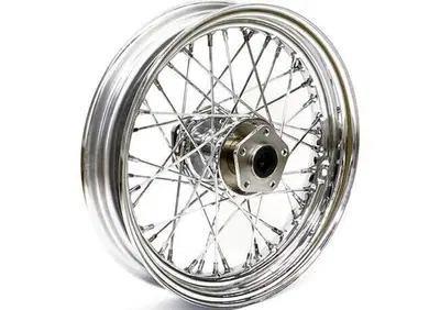 Ruota anteriore a 40 raggi cromata 16x3 Per Tourin  - Annuncio 9210876