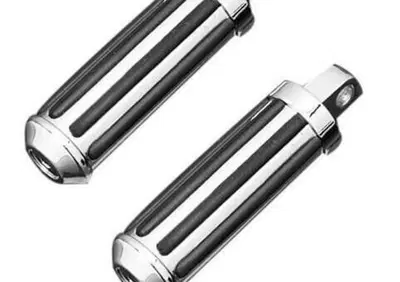 Pedaline gomma e cromo per passeggero Custom Chrom  - Annuncio 8560830