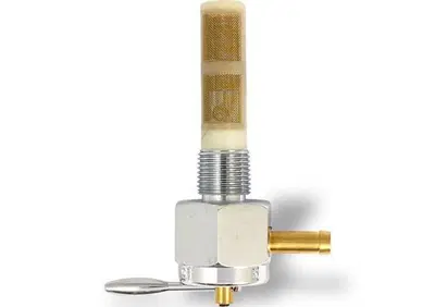 Rubinetto benzina Monster Flow alto flusso cromato  - Annuncio 8550452