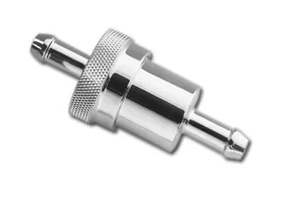 Filtro benzina cromato per tubo con diametro inter  - Annuncio 8550375