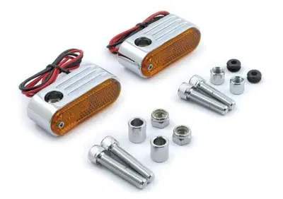 frecce a lampadina Lango cromate lente arancio non  - Annuncio 8552044