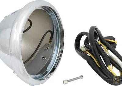 Faro anteriore 4 1/2" Senza parabola cromato Custo  - Annuncio 8557927