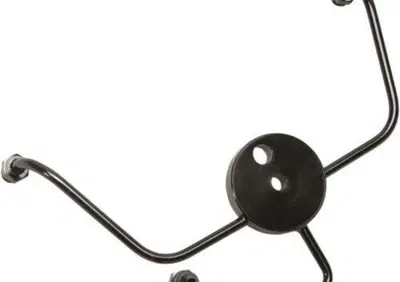 Sdoppiatore nero con attacchi AN-3 per piastre lar  - Annuncio 8560254