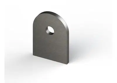 Staffe in acciaio da saldare B 25,4mm x L 35mm x 3  - Annuncio 8560941