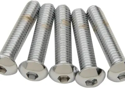 Viti bombate in pollici cromate 10/32 lunghe 32 mm  - Annuncio 8561463