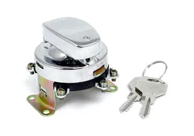 Blocchetto chiave accensione cromato per FL, Pan e  - Annuncio 9320385