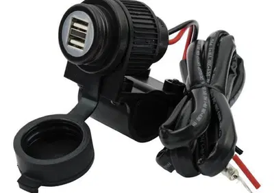 Spina USB doppia per manubrio da 7/8" (22 mm) a 1"  - Annuncio 8828059