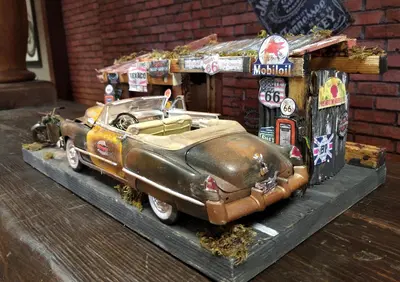 Diorama Cadillac e Military American Wheels  - Annuncio 8829111