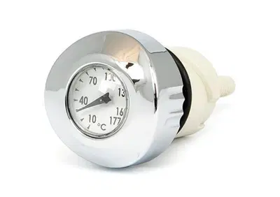 Tappo serbatoio olio cromato con manometro tempera Drag Specialties - Annuncio 8828047