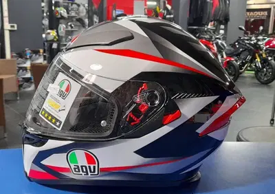 K5 S AGV E2205 MULTI MPLK - PLASMA WHITE/BLACK/RED - Annuncio 9360785