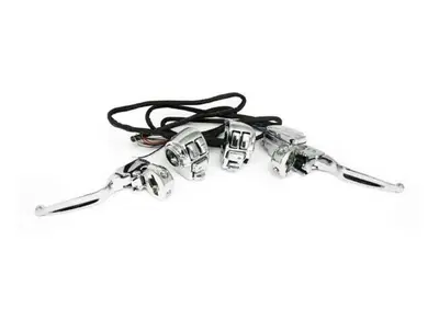 Kit comandi manubrio cromati per disco doppio da 1  - Annuncio 8562131