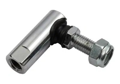 Testina snodata cromata per asta marce con filetto  - Annuncio 9044031