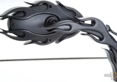 Specchietto Ness Tech Flamed destro nero Arlen Ness - Annuncio 8546705