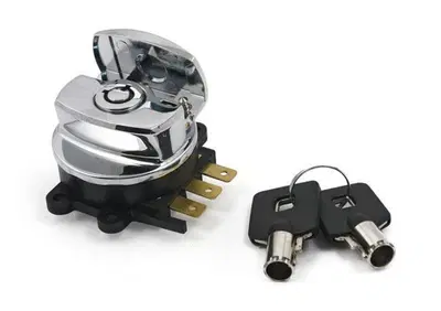 Blocchetto chiave accensione cromato per Softail d  - Annuncio 8549681
