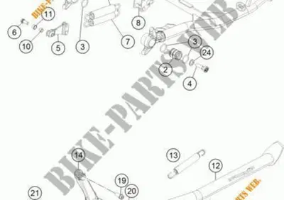 6030302210033 CAVALETTO CENTRALE KTM - Annuncio 9370649