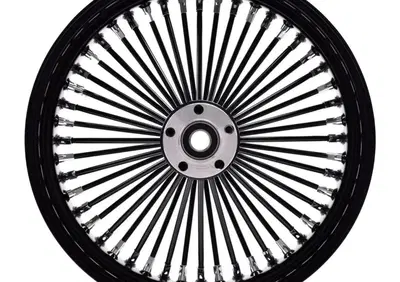 Ruota anteriore nera King Spoke 48 raggi 18'' x 3  - Annuncio 9129519