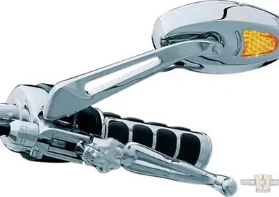 Specchietti cromo con indicatori di direzione Kury  - Annuncio 8559605