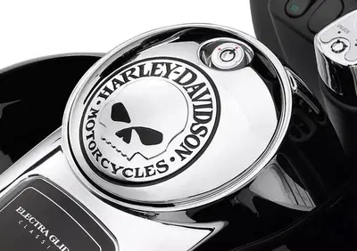 Sportello copri tappo serbatoio benzina HD Skull p  - Annuncio 9375137