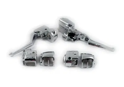 Kit comandi manubrio cromati per disco singolo da  - Annuncio 8562139