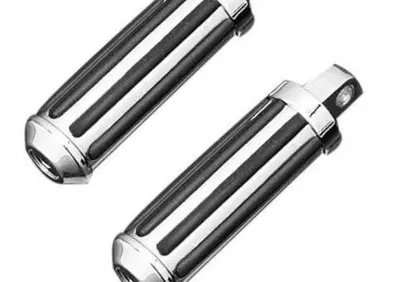 Pedaline gomma e cromo per passeggero Custom Chrom  - Annuncio 8562639