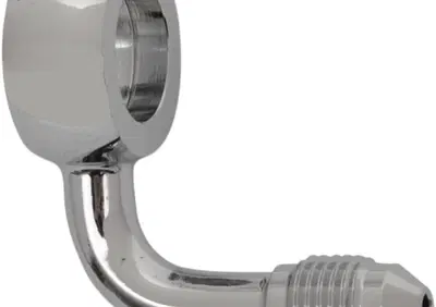 Raccordo cromato 3/8"-24 AN-3 piegato 90 gradi (di Goodridge - Annuncio 8562025