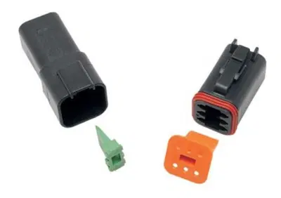 Spinotto femmina a 6 fili - nero - DT Series Custo  - Annuncio 8550255