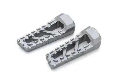 Pedaline Kuryakyn Riot cromate senza adattatori Ku  - Annuncio 8562689