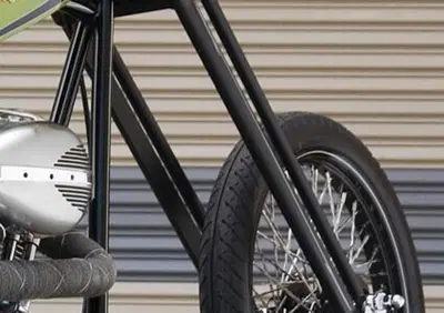 Forcella Springer nera 20" (51 cm) Custom Chrome  - Annuncio 8550826