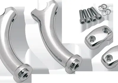 Riser Pullback alti 5,5’’, arretrati 2’’ cromati, Drag Specialties - Annuncio 9383906