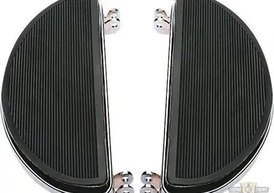 Pedane ovali guidatore ammortizzate cromate Per mo  - Annuncio 8555418