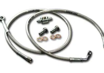 Tubo freno post treccia inox per Dyna*** dal 2008 Goodridge - Annuncio 8938333