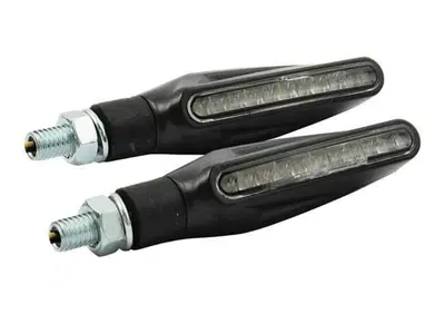 Frecce a led Stix nere lenti fumè omologate Motorc  - Annuncio 8551929