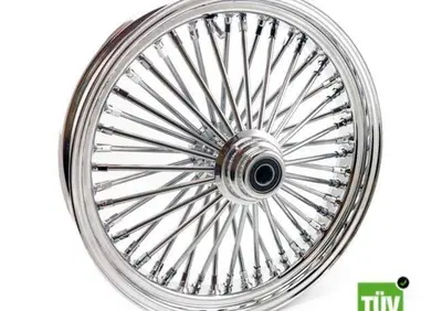 Ruota anteriore cromata Big Spoke 48 raggi 18”x 3,  - Annuncio 8560286