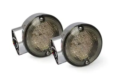 Frecce a led posteriori cromate lente piatta fumè  - Annuncio 8551977