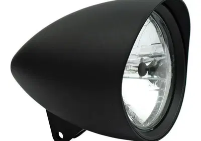 Faro anteriore 5 3/4''Smoothie omologato nero con  - Annuncio 8557953