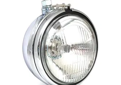 Faro anteriore 5 3/4" cromato omologato replica de  - Annuncio 8558012