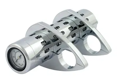 Radiatore olio con indicatore di pressione cromato  - Annuncio 8826666